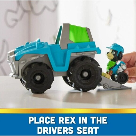PAW Patrol, Rex’s Dinosaur Rescue Vehicle, for Kids Ages 3 and up Hard to find! - Picture 7 of 7